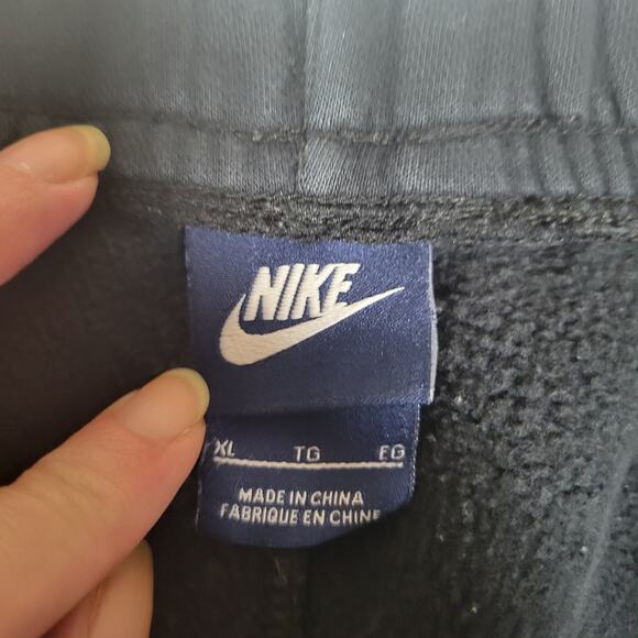 VTG 80s Nike Sweatpants Mens XL Big Swoosh Faded Black Athletic Gym Joggers‎ - Picture 5 of 9